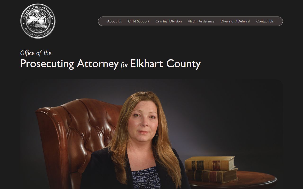 Elkhart County criminal court records prosecutor homepage